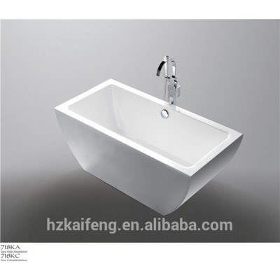 Free Standing Acrylic Big Size Bathtub for Fat People